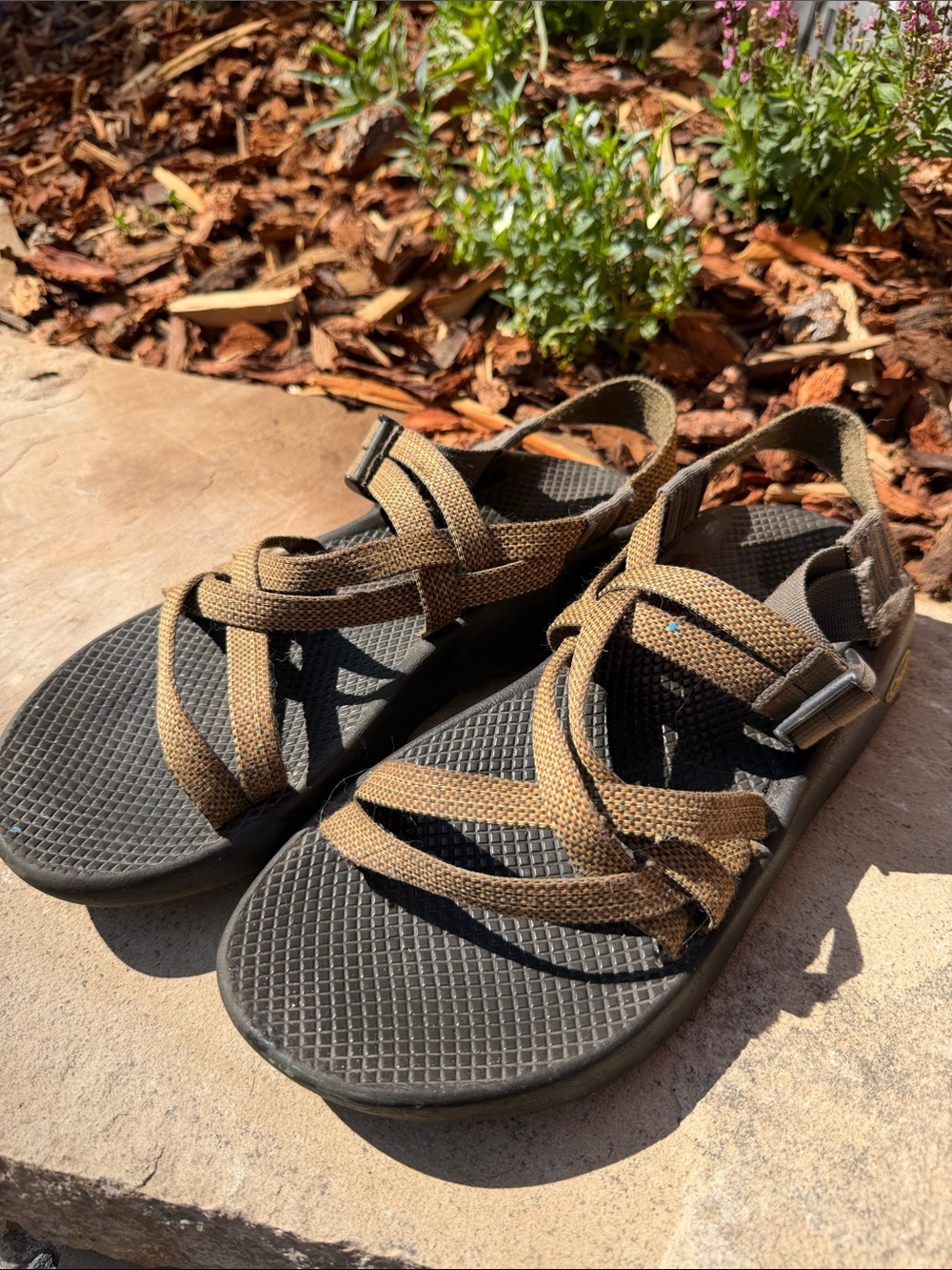 Chaco Brown and Black Rugged Outdoor Sandals